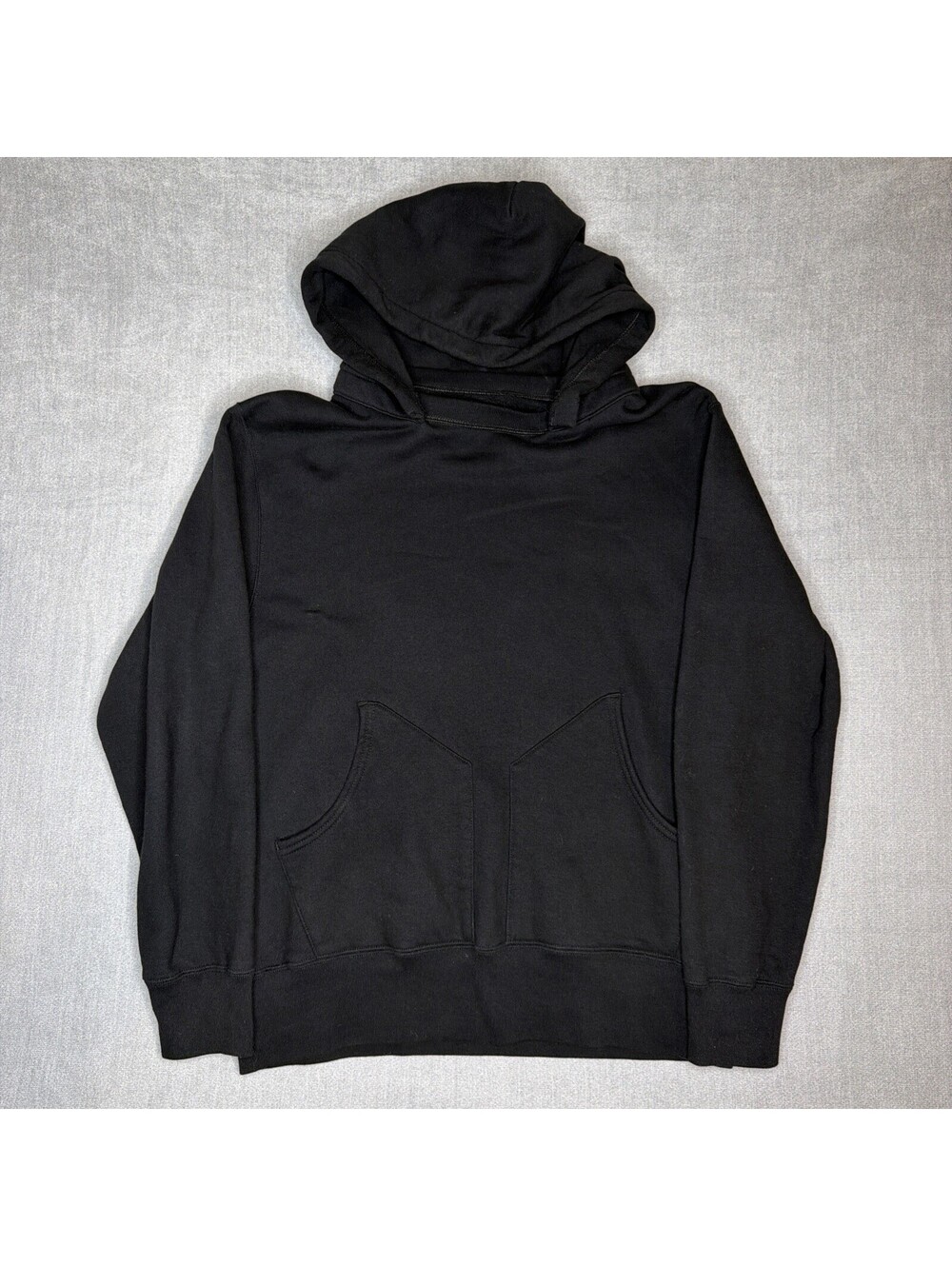 Standard And Strange 1940s Style Bucket Pocket Hoodie USA Made Cotton Medium